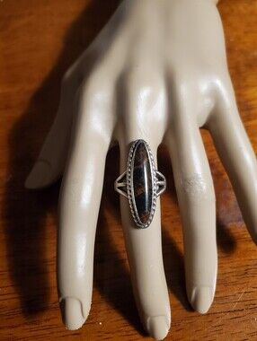 Vintage Sterling Silver Ring Native American Size 8